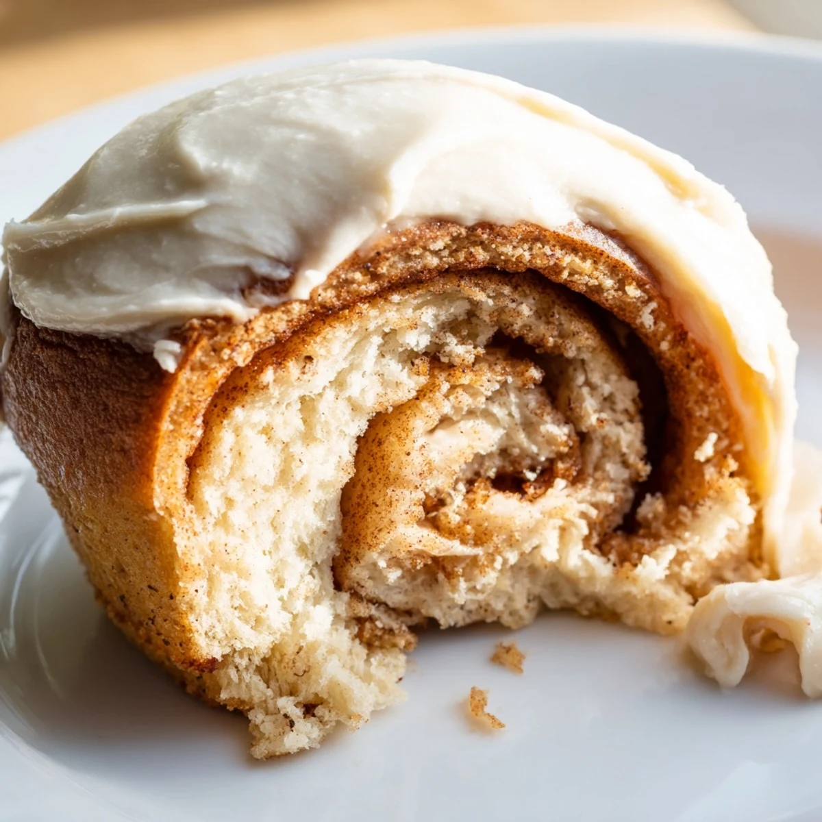 Warm keto cinnamon buns fresh from the oven, showing soft swirls and golden edges.