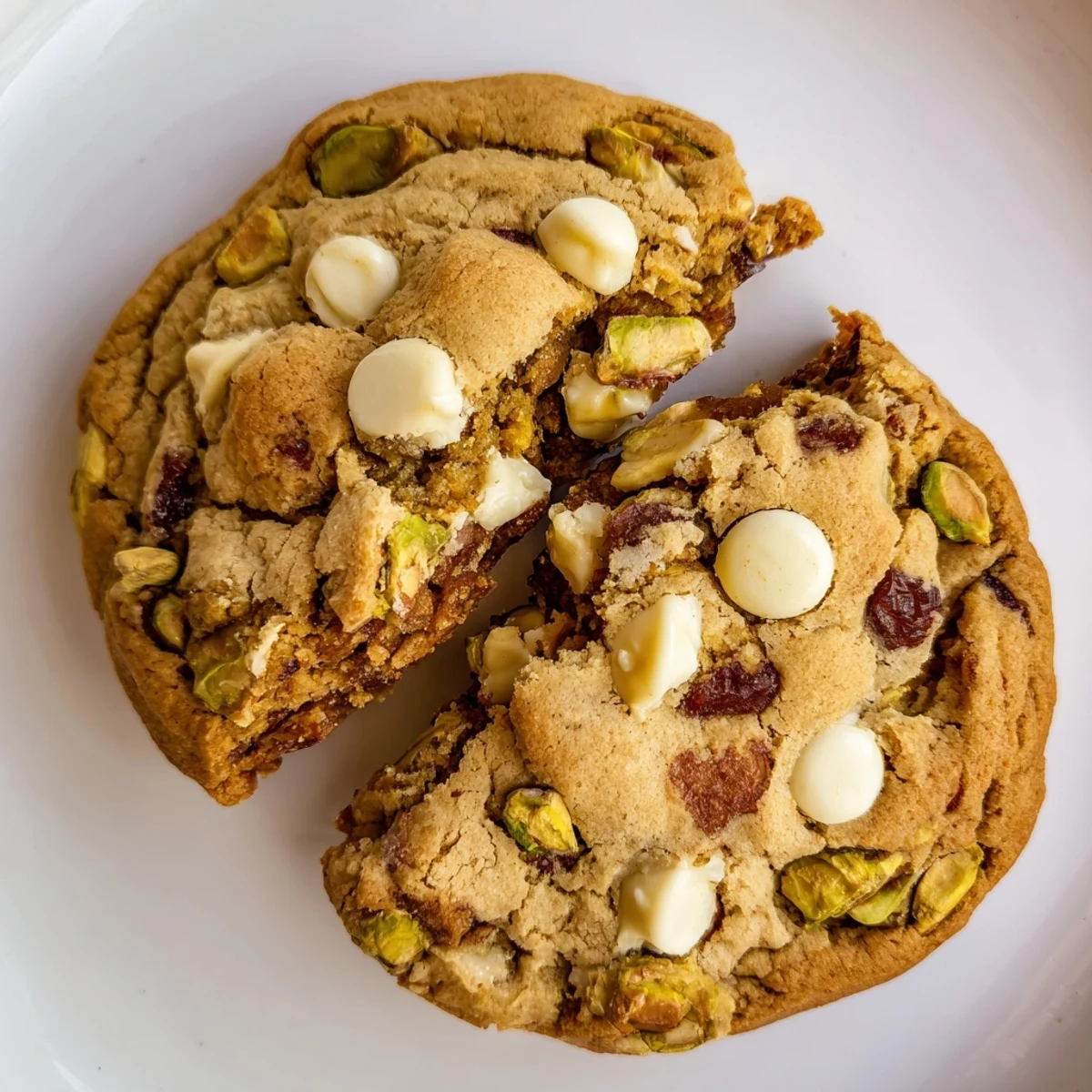 Middle Eastern Dubai chewy cookie with soft chewy center and aromatic cardamom spice