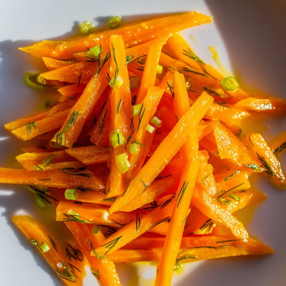 Marinated Lemon Dill Carrot Salad