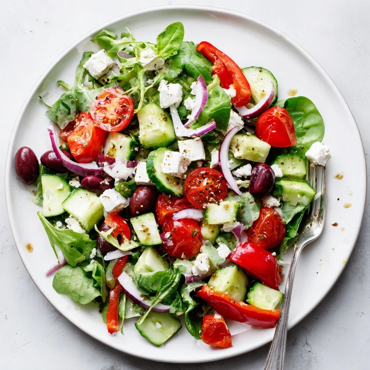 Serve Fresh Salad Recipe alongside grilled chicken for a light summer dinner.