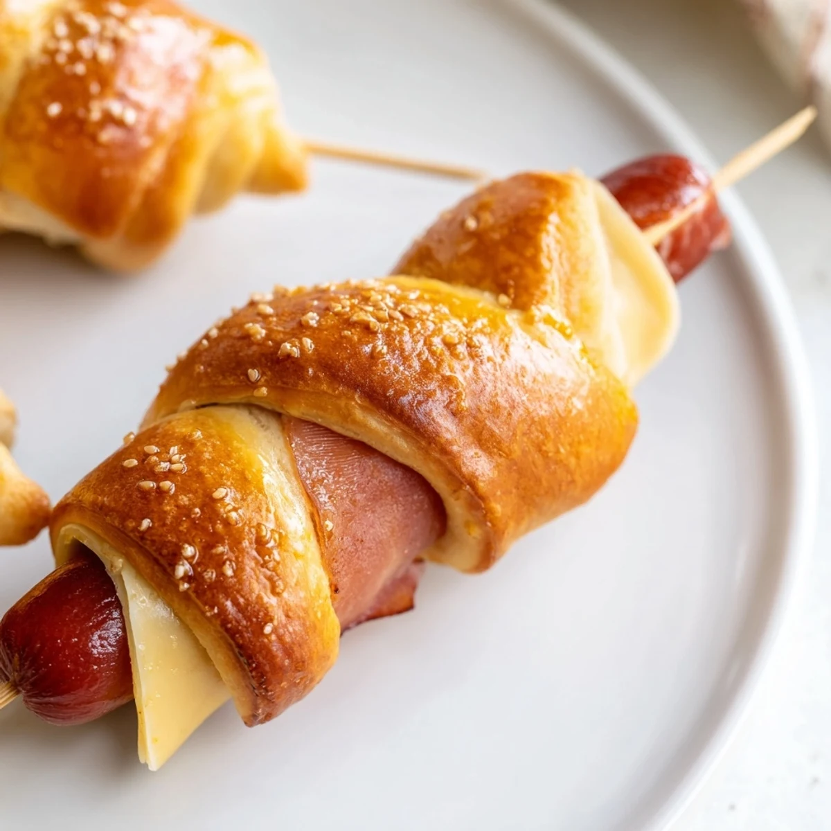 Warm party ready Firecracker Hot Dogs Recipe served with ketchup and mustard