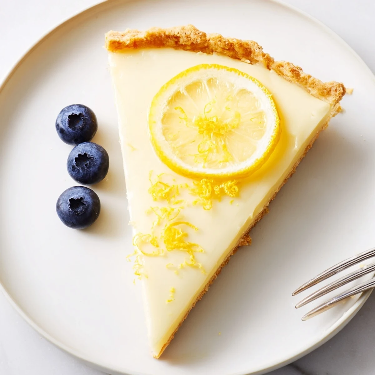 Creamy Lemon Tart Recipe with silky, tangy filling and crisp buttery crust