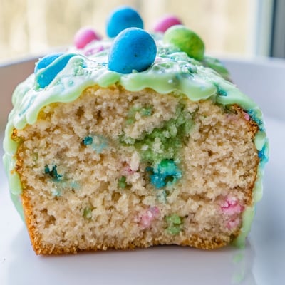 Robin Egg Vanilla Snack Cake