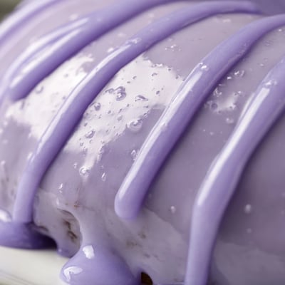 Lavender Glaze for Cakes and Scones