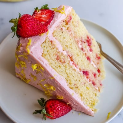 Strawberry Lemonade Cake